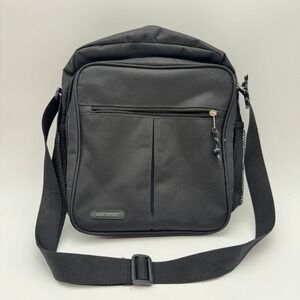Eastsport Black Insulated Lunch Bag Cooler Crossbody Shoulder Tote Travel Work